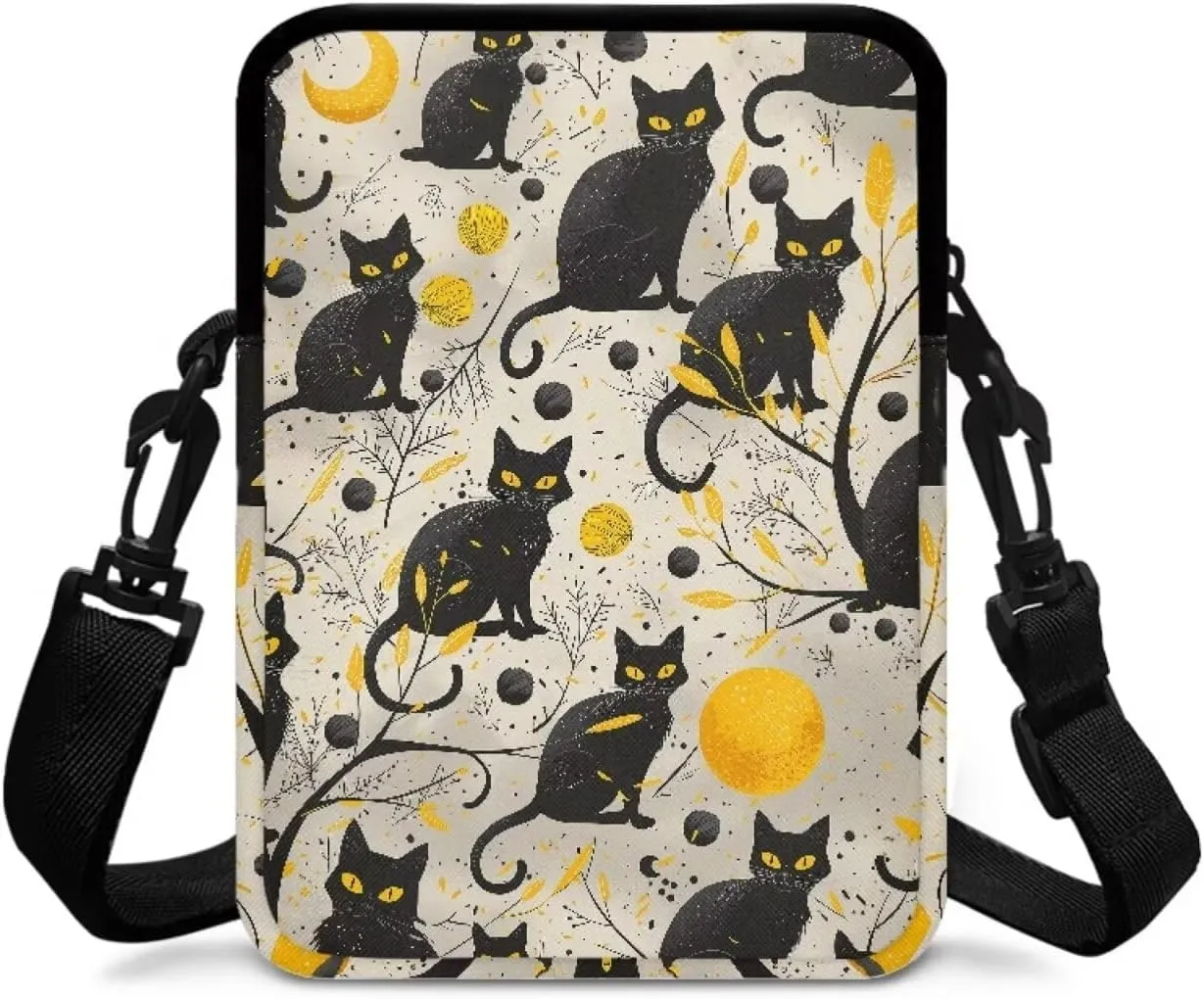 2 Layer Cross Body Bags Shoulder Sling Bag Purse Satchel Bags for Men Women Girls Boys