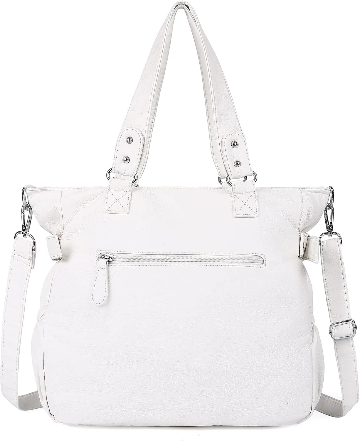 Angelkiss Purses Handbags for Women PU Tote Satchel Bags for Women Pockets Shoulder Bags