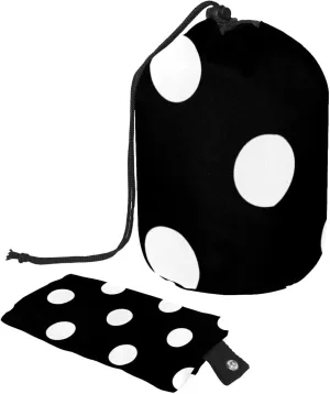 Black White Polka Dots 37 Travel Cosmetic Bags Makeup Bag for Women, Foldable Drawstring Travel Cosmetic Bags, Portable Toiletry Bucket Bag
