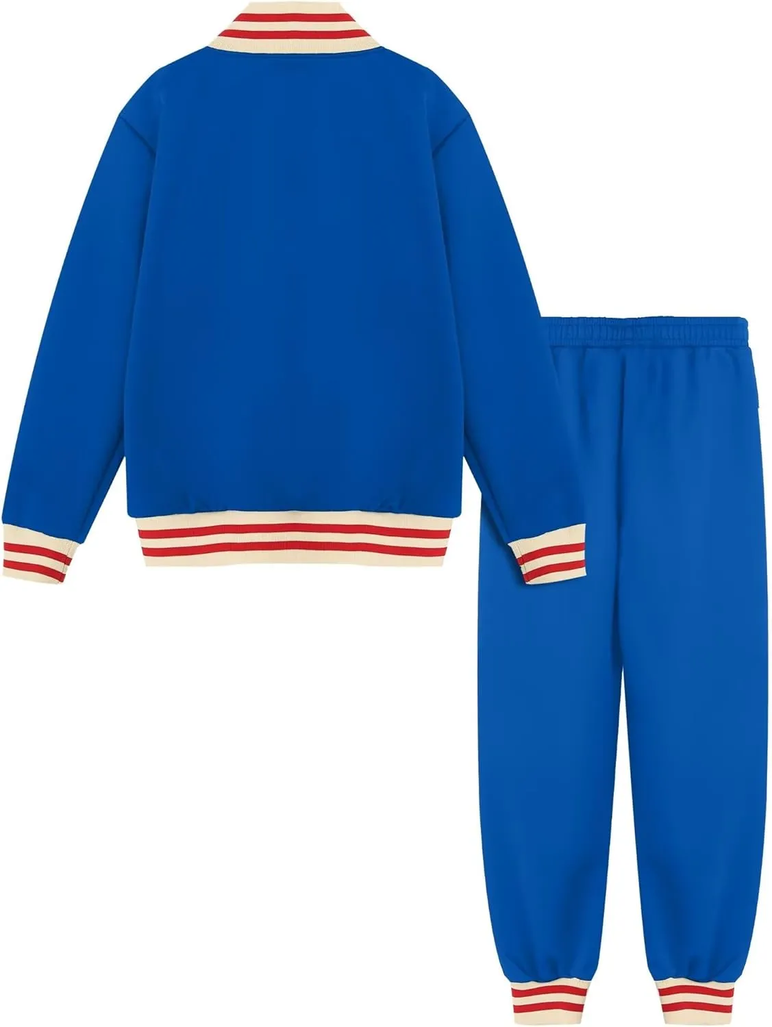 Boys' Tracksuits Set Long Sleeve Full Zip Active Jackets & Jogger Pants Suits 2 Piece Kids Sweatsuit for 4-12 Years