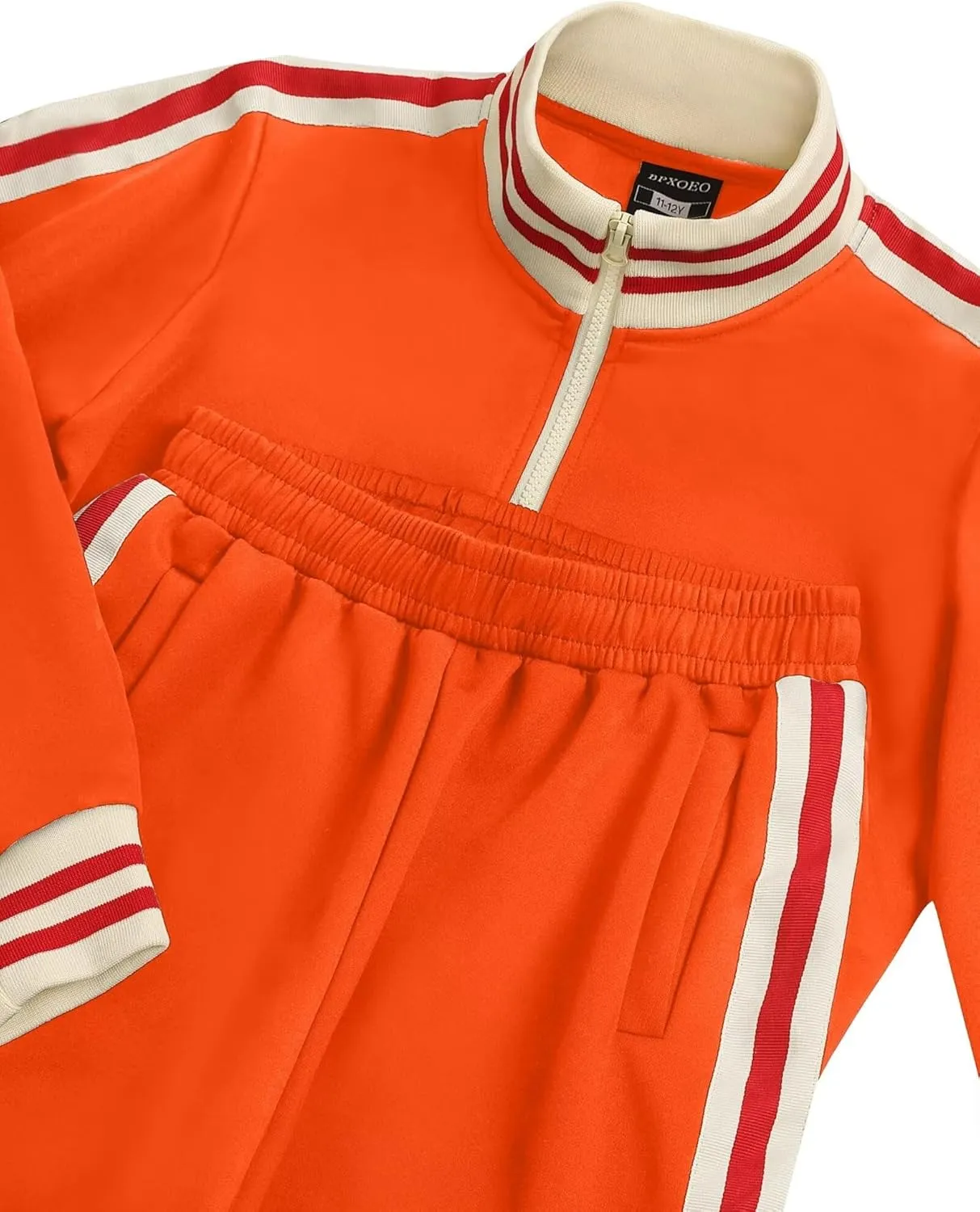 Boys' Tracksuits Set Long Sleeve Full Zip Active Jackets & Jogger Pants Suits 2 Piece Kids Sweatsuit for 4-12 Years