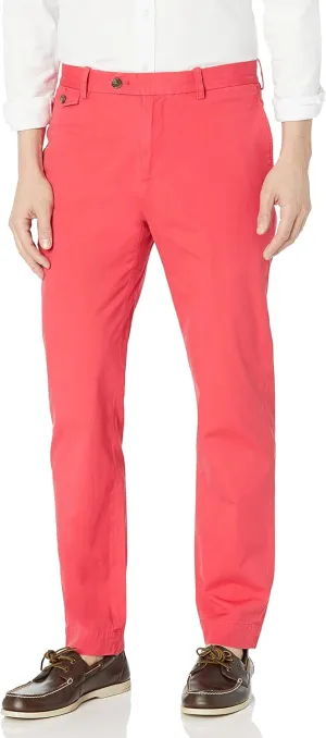 Brooks Brothers Men's Cotton Poplin Slim Fit Stretch Chino Pants