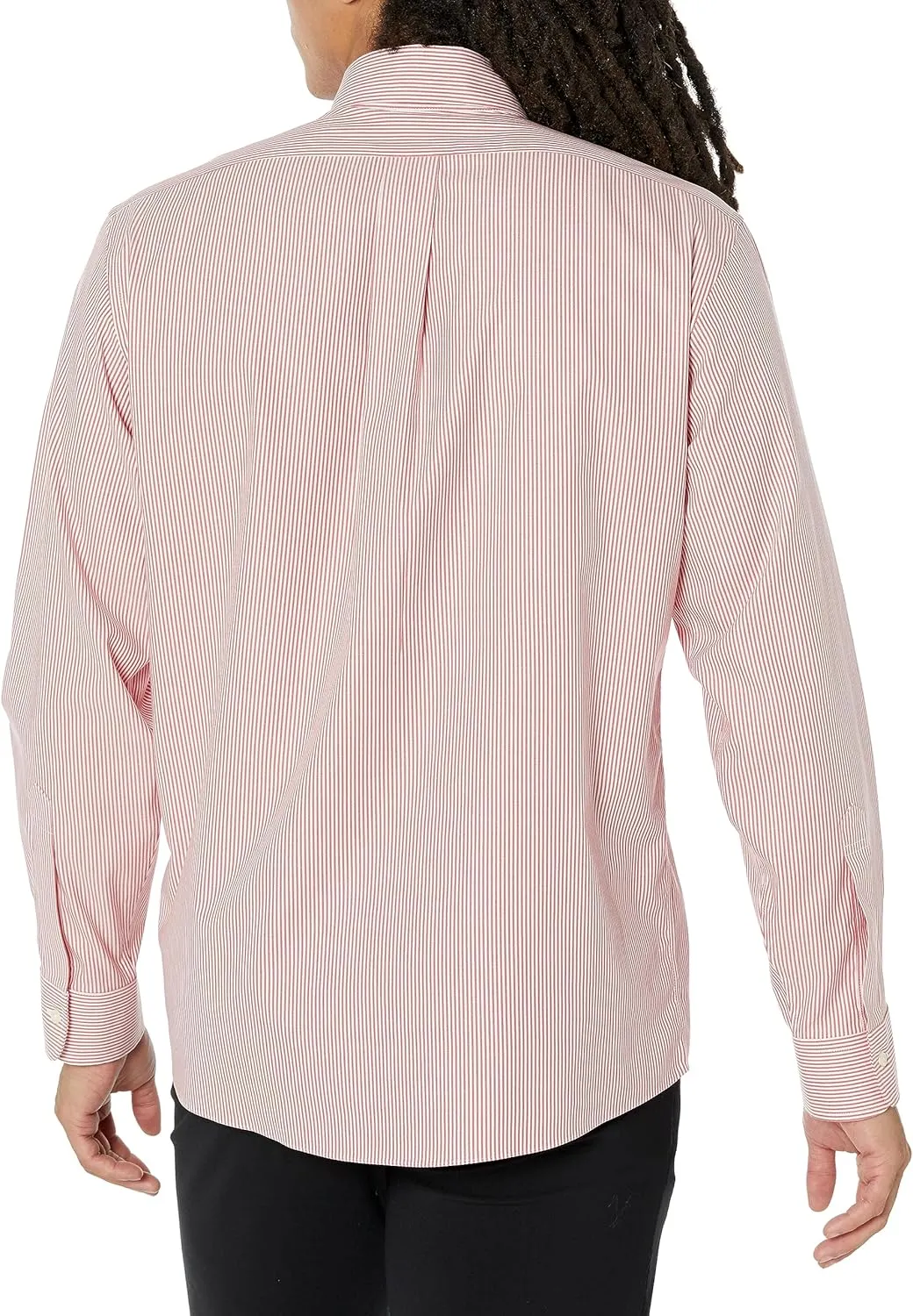 Brooks Brothers Men's Regular Fit Non-Iron Stretch Button-Down Collar Dress Shirt