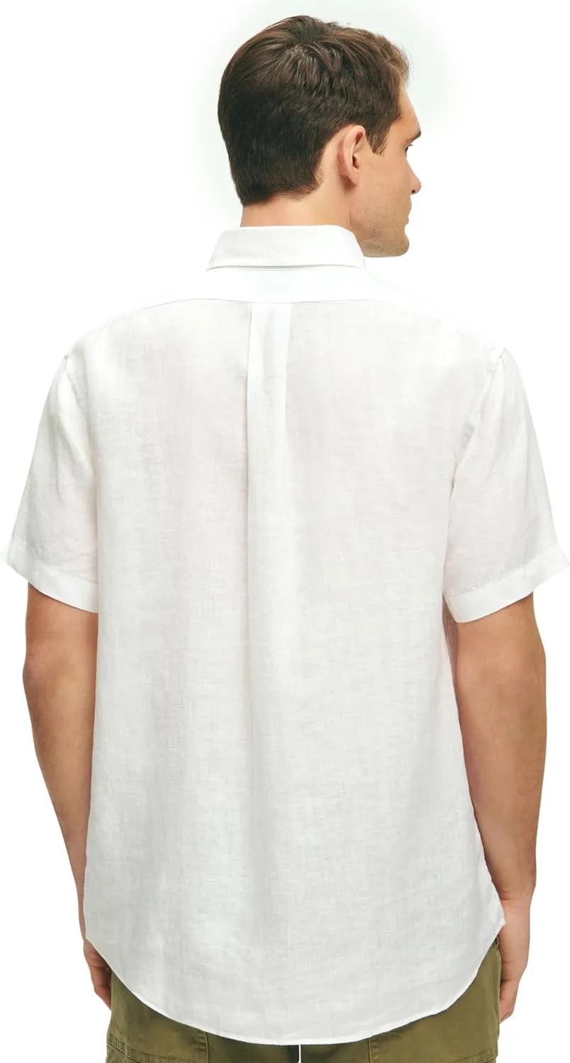 Brooks Brothers Men's Short Sleeve Button Down Sport Shirt