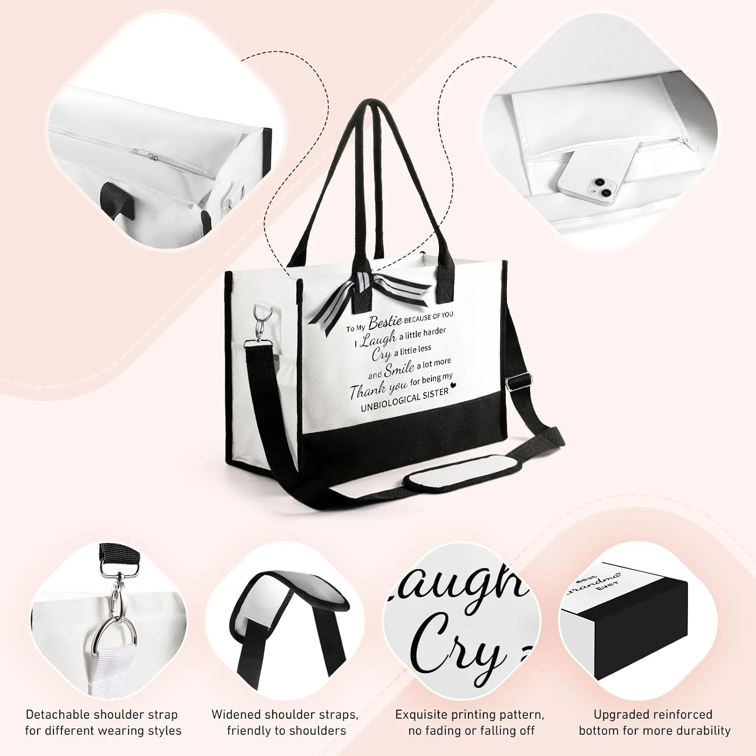Christian Sunflower Tote Bag for Women - Faith & Religious Gift