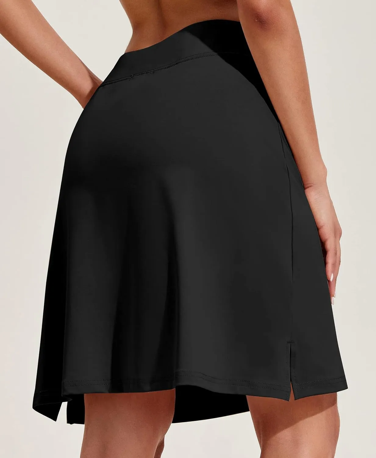 COOrun Women's 20" Knee Length Skorts Skirts Athletic Tennis Skorts Long Golf Skirt with Pockets Modest Skirts
