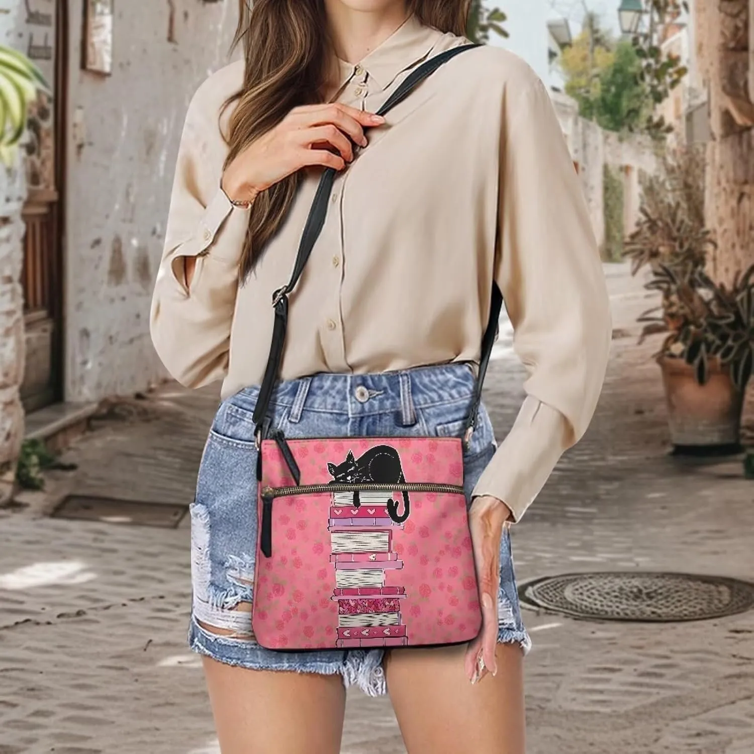 Crossbody Bucket Bags for Women Medium Size Womens Large Crossbody Bags Ladies Satchel Shoulder Handbags