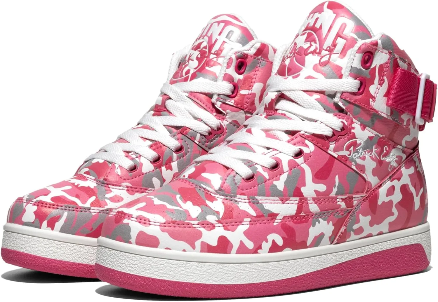 Ewing PATRICK ATHLETICS WOMEN'S 33 HI ORION Pink Camo  Retro 1990 Hybrid Design with Vegan Synthetic Upper