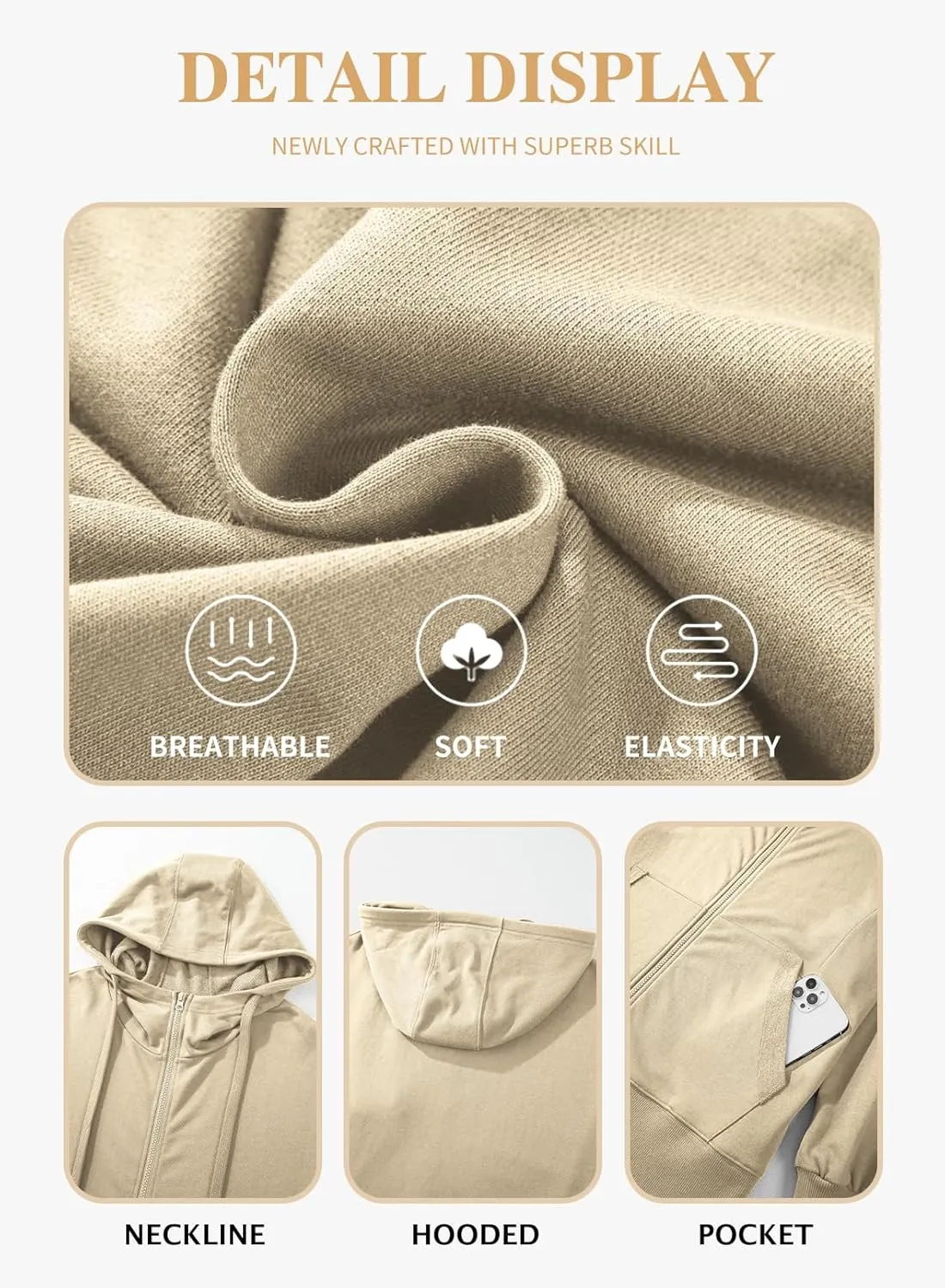 Eytino Women Plus Size Sweatshirts Long Sleeve Zip Up Oversized Casual Hoodies Jackets 2024 Fashion Fall Outfits(1X-5X)