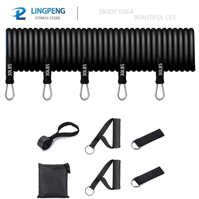 Fitness Resistance Pull Rope Rubber Band Yoga Elastic Belt