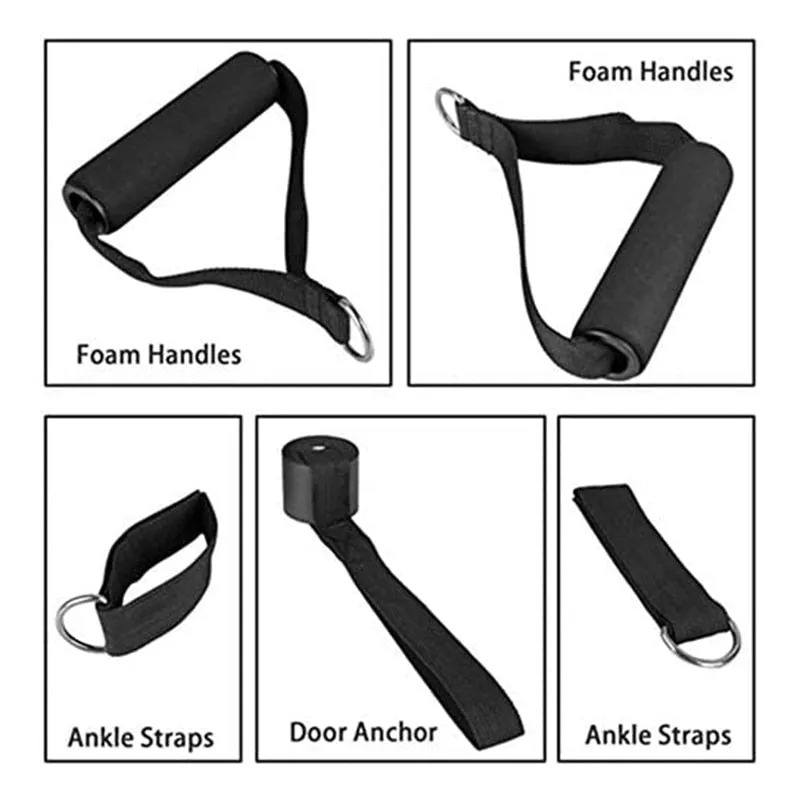 Fitness Resistance Pull Rope Rubber Band Yoga Elastic Belt