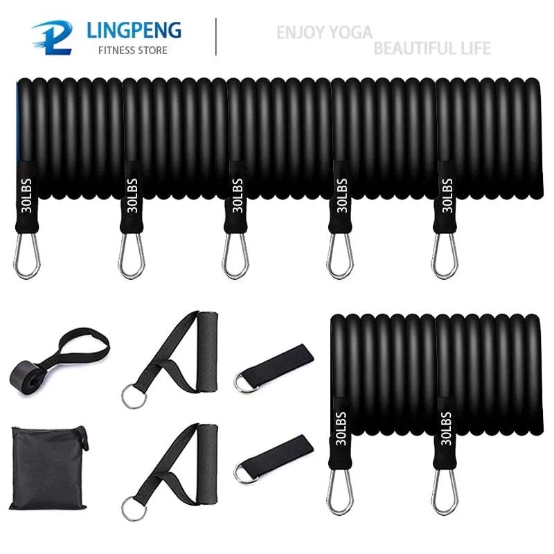 Fitness Resistance Pull Rope Rubber Band Yoga Elastic Belt