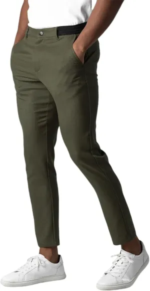 Foueo Active Chinos, Bizgent Pants, Active Chinos Men, Mens Slim Fit Chino Stretch Skinny Tapered Dress Pants