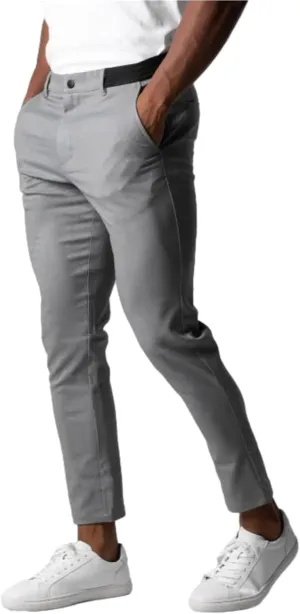 Foueo Active Chinos, Bizgent Pants, Active Chinos Men, Mens Slim Fit Chino Stretch Skinny Tapered Dress Pants