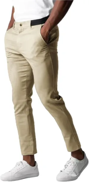Foueo Active Chinos, Bizgent Pants, Active Chinos Men, Mens Slim Fit Chino Stretch Skinny Tapered Dress Pants