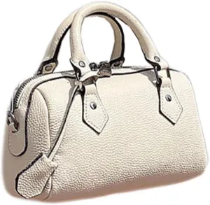 Genuine Leather Boston Bag Women's Unique Shoulder Bags Hobo Handbags Purse Laptop Work Bags