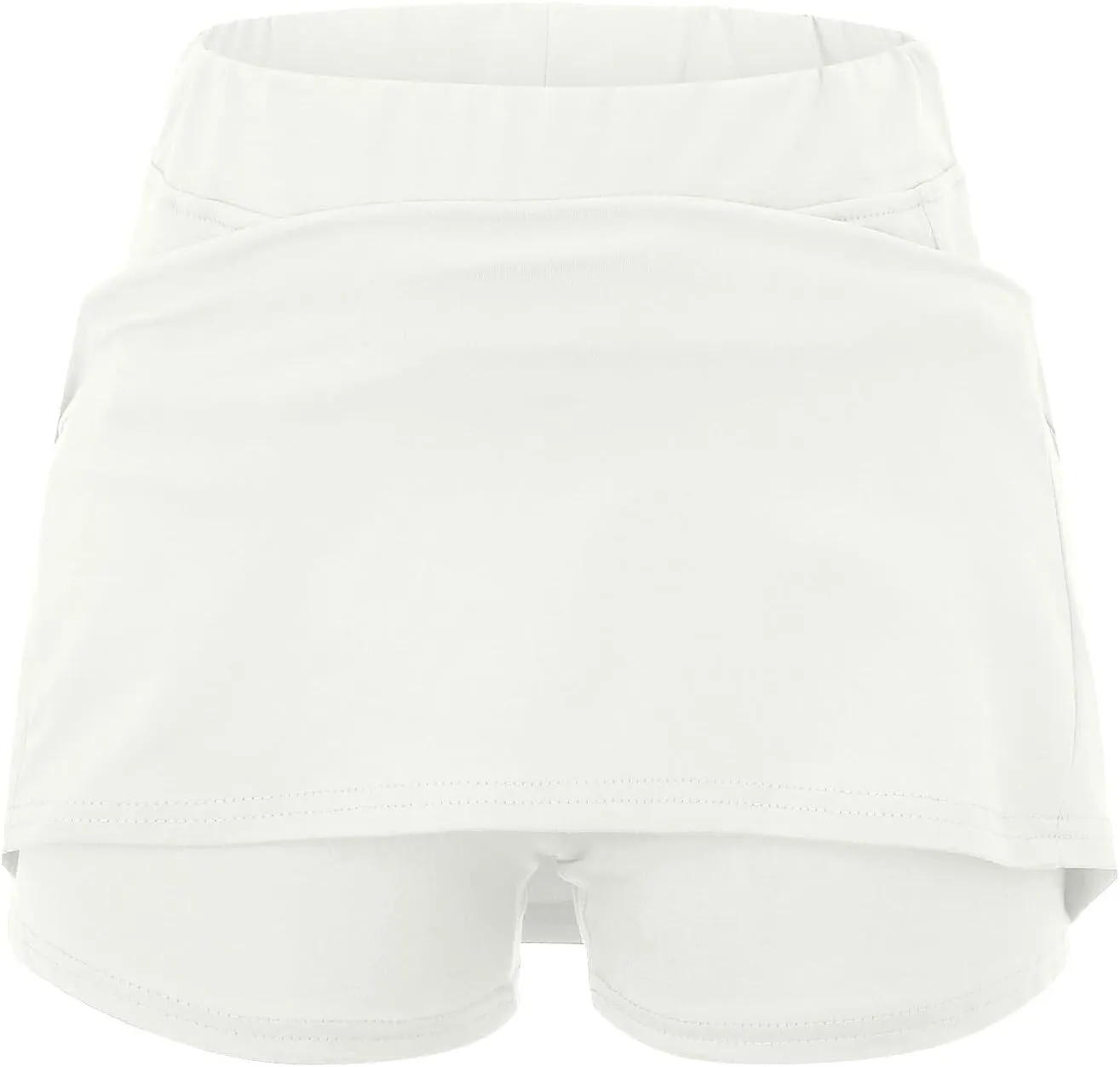 Golf Skirts for Women 18 inch Short Black Short Skirt for Women with Slit Volleyball Spandex Shorts Women high Waisted