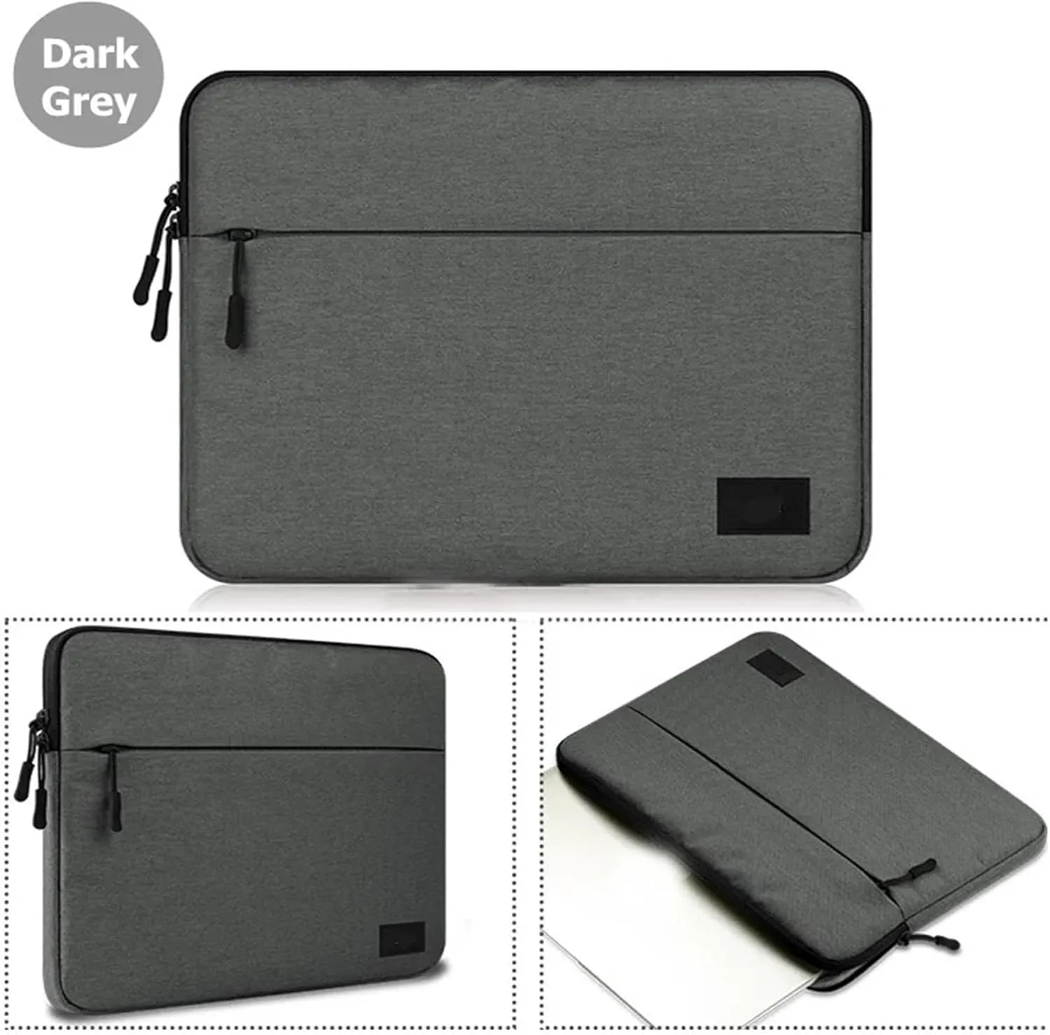 GRFIT Laptop and Tablet Bag Waterproof Laptop Bag Protective Sleeve 15.6-inch Tablet Protective Sleeve Traveling Business Commuting Briefcase Work Bag Business Travel Office