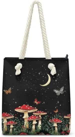 Grocery Bags Reusable Shopping Bags Top Handle Handbags Satchel Tote for Women Ladies Purse Storage Organizer