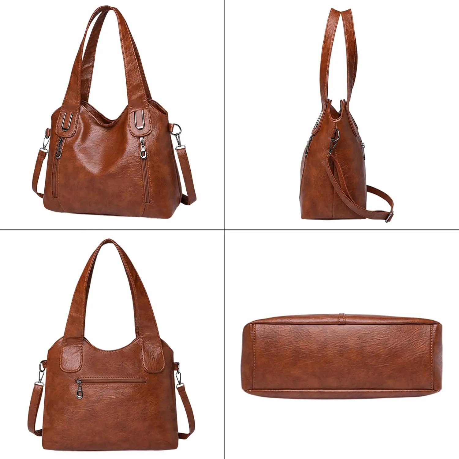 Handbags for Women Crossbody Shoulder Work Bags Large Purses Hobo Bags for Women Leather Tote Bag