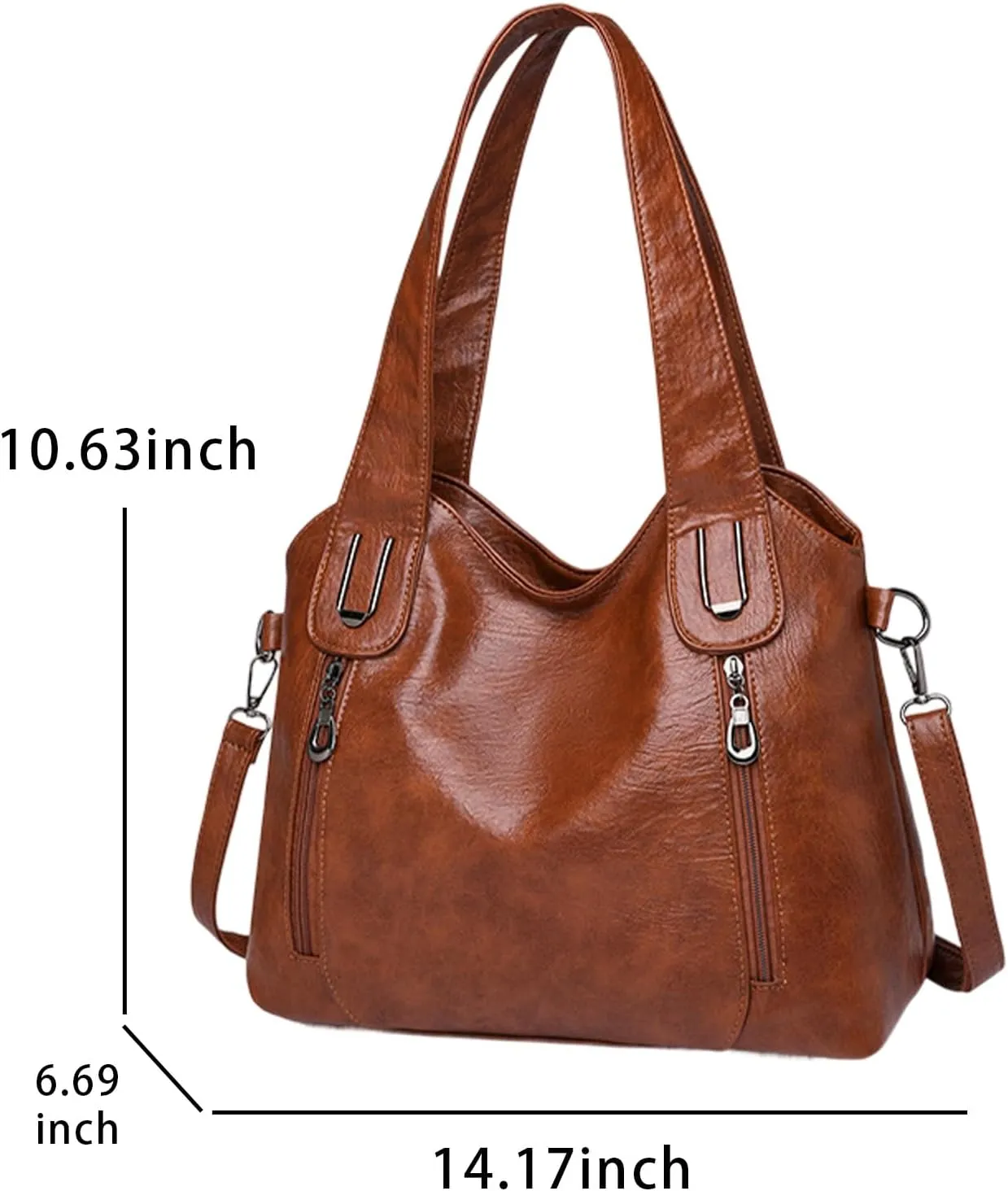 Handbags for Women Crossbody Shoulder Work Bags Large Purses Hobo Bags for Women Leather Tote Bag