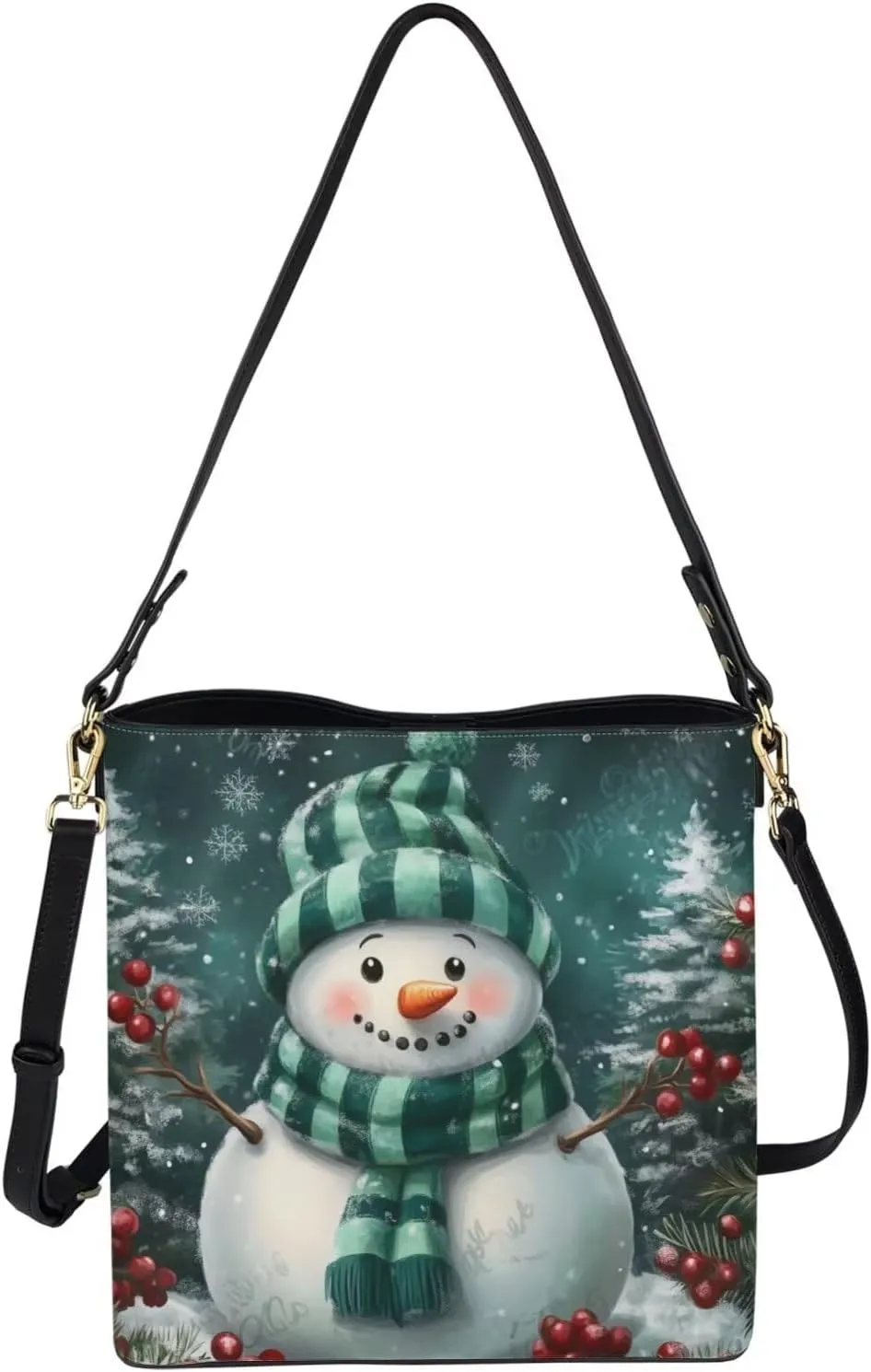 HUGS IDEA Hobo Bags for Women Handbag Leather Crossbody Bucket Tote Purse Ladies Shoulder Bags