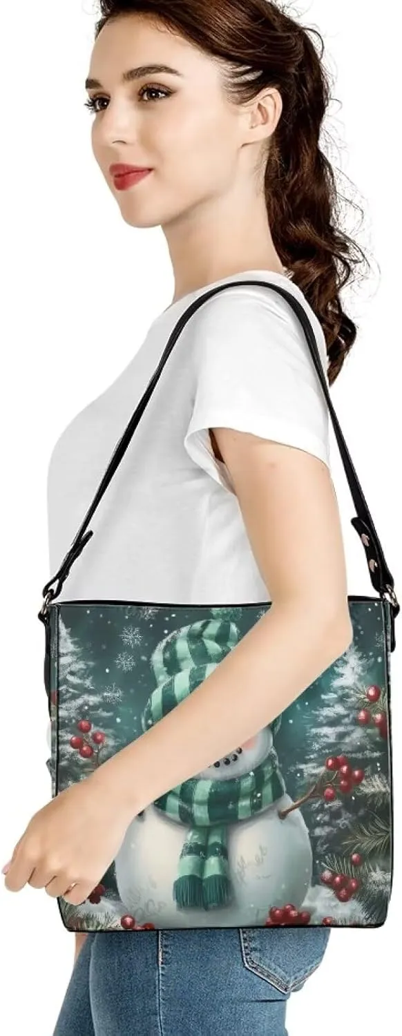 HUGS IDEA Hobo Bags for Women Handbag Leather Crossbody Bucket Tote Purse Ladies Shoulder Bags