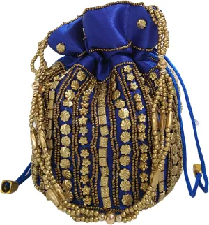 Indian Potli Bags, Bride Purse, Mini Drawstring Purse, Bucket Bag In Bright Colors, Wedding Favor Bags