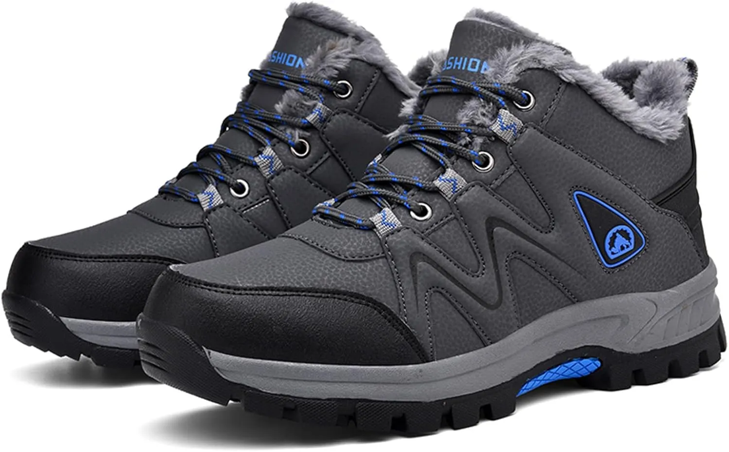 Men Winter Sneakers Outdoor Shoes Padded Warm Cotton Shoes Lightweight Hiking Shoes Mens Casual Dress Shoes Wide Width