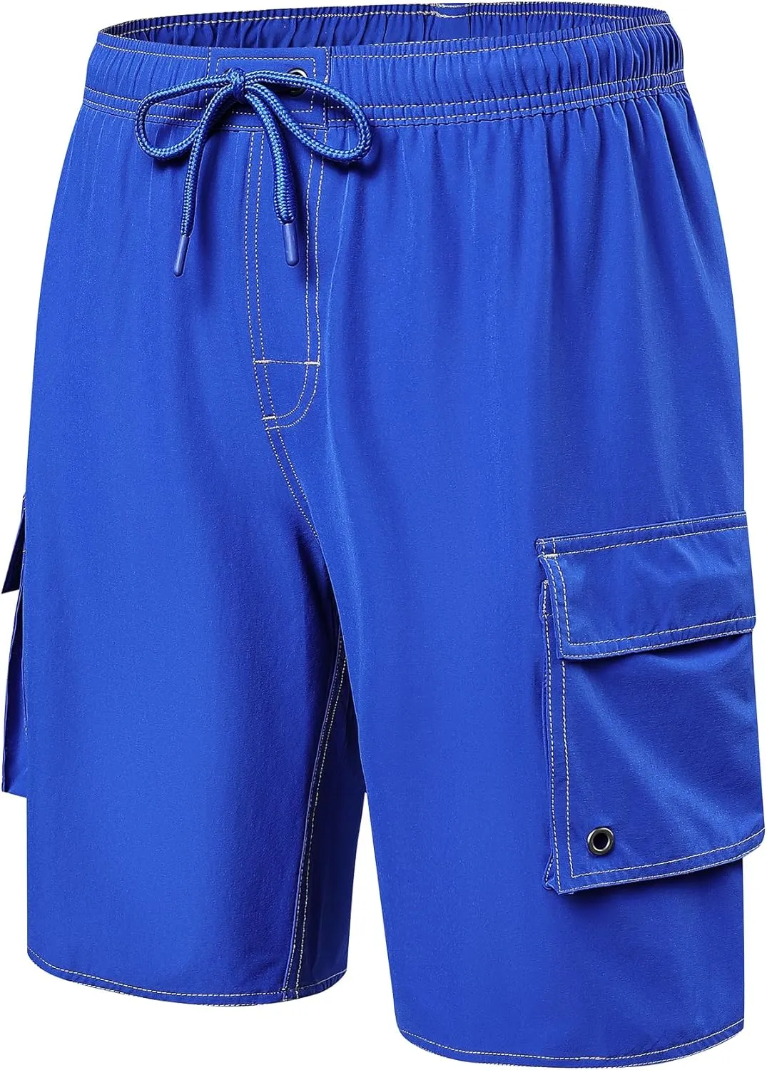 Mens Long Board Shorts Compression Liner 10 Inch Inseam Beachwear