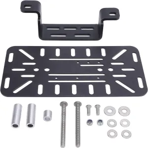 Motorcycle Side Racks Hollow Out Strong Iron Aluminum Structure Motorbike Side Bags Support Bracket Saddle Bag Mount Holder Replacement for 450MT (Right)