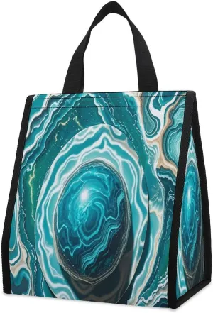 Outdoor Cooler Bags, Tropical Tree Printed Cooler Bag, Insulated Tote Bag, Grocery Tote Bag