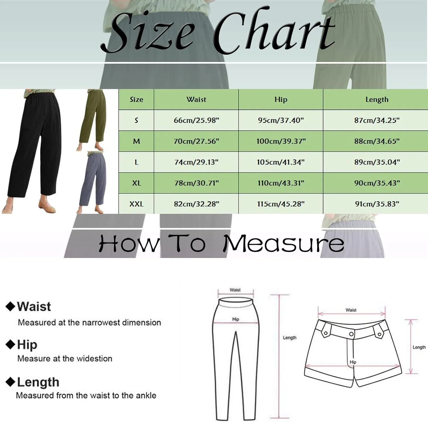 PTOLOCIF Cotton Linen Pants Women Baggy Wide Leg Trousers Casual Patchwark Elastic Waist Harem Linen Pants with Pcokets