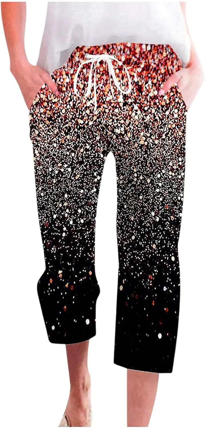 PTOLOCIF Women's Casual Cotton Linen Pants Wide Leg Casual Palazzo Pants Cotton Linen Lounge Beach Summer Pant with Pockets