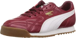 Puma Baby Boys Roma Basic Sneaker, Pomegranate White, 13.5 Infant