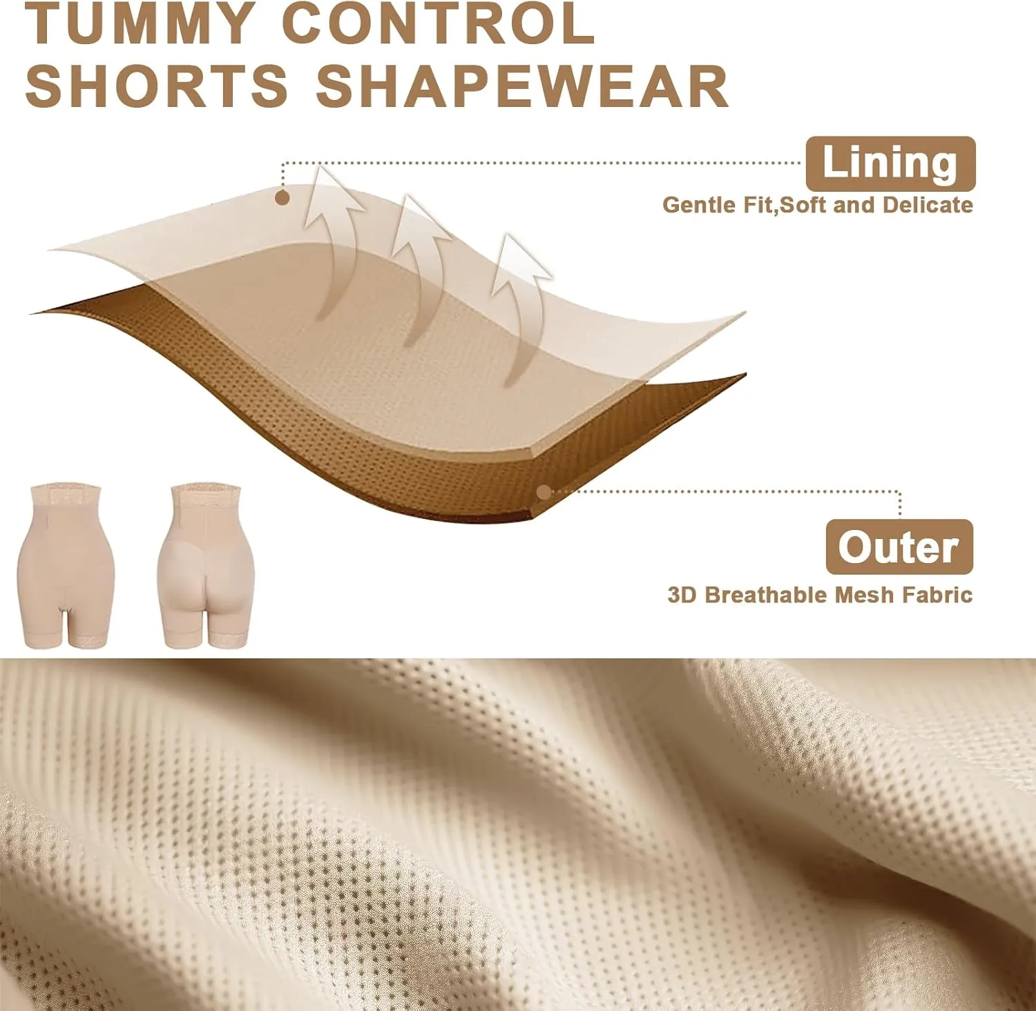 Shapewear Tummy Control Underwear Body Shaper Faja Shorts