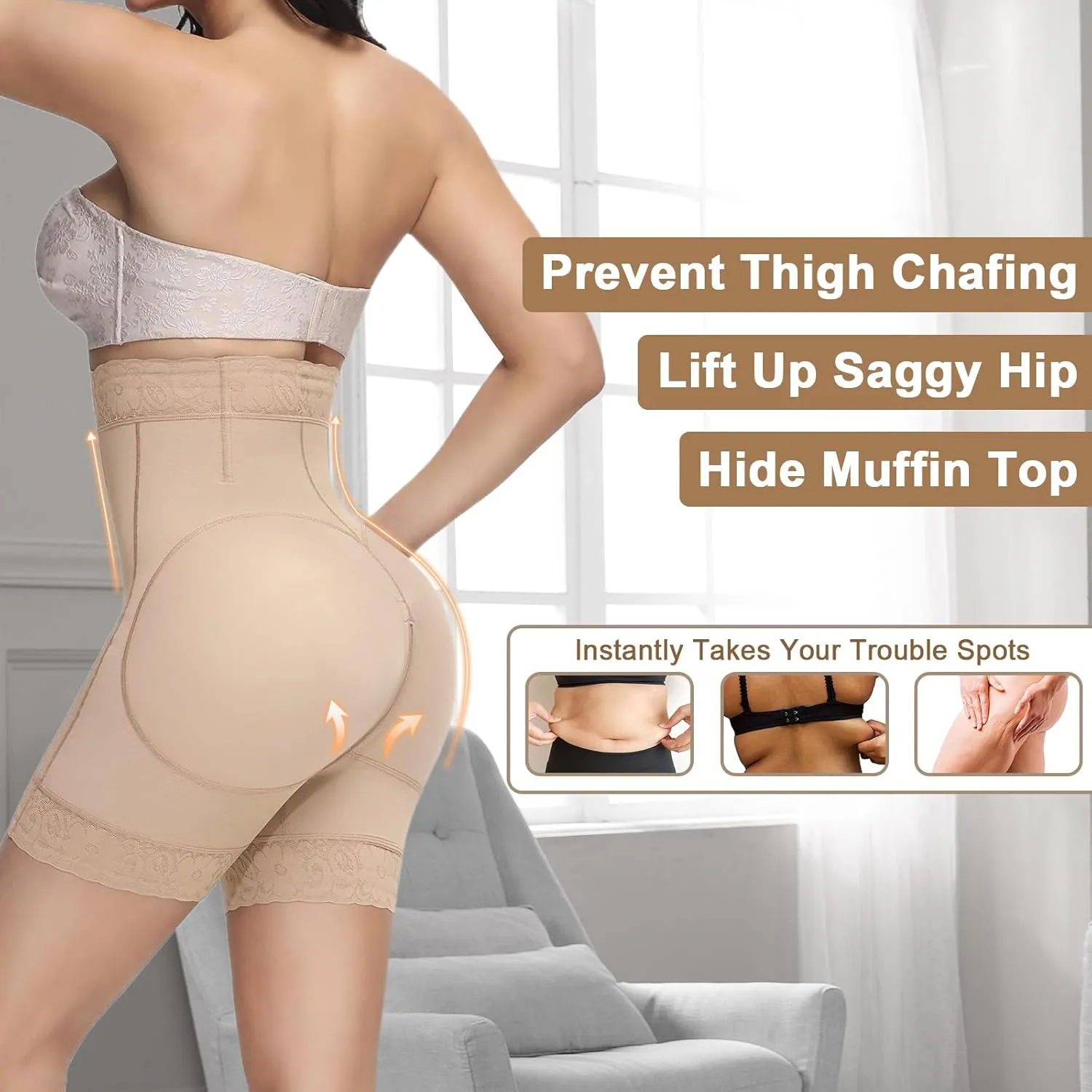 Shapewear Tummy Control Underwear Body Shaper Faja Shorts