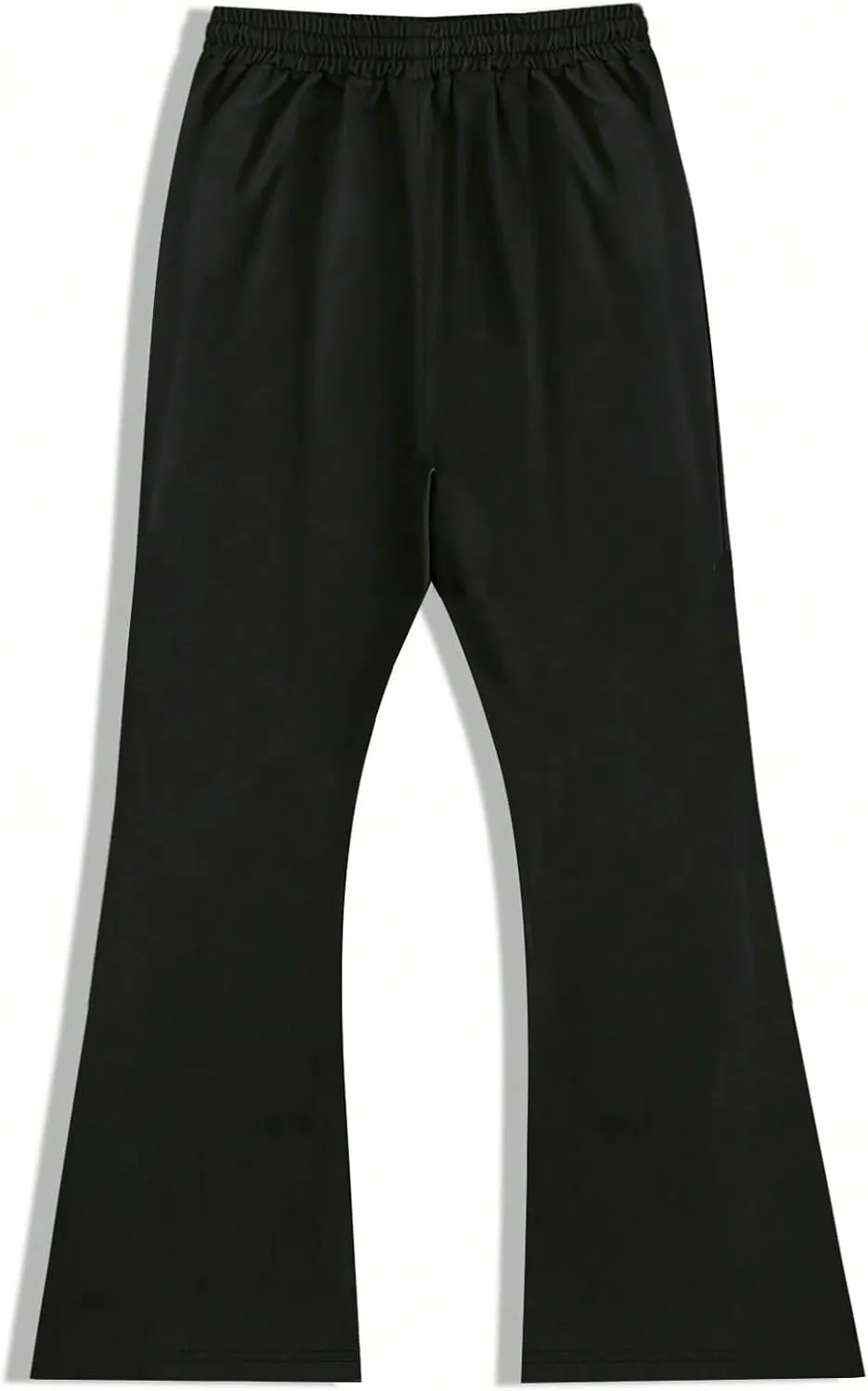 SHENHE Men's Graphic Cross Print Flare Sweatpants Drawstring Gothic Y2k Casual Pants