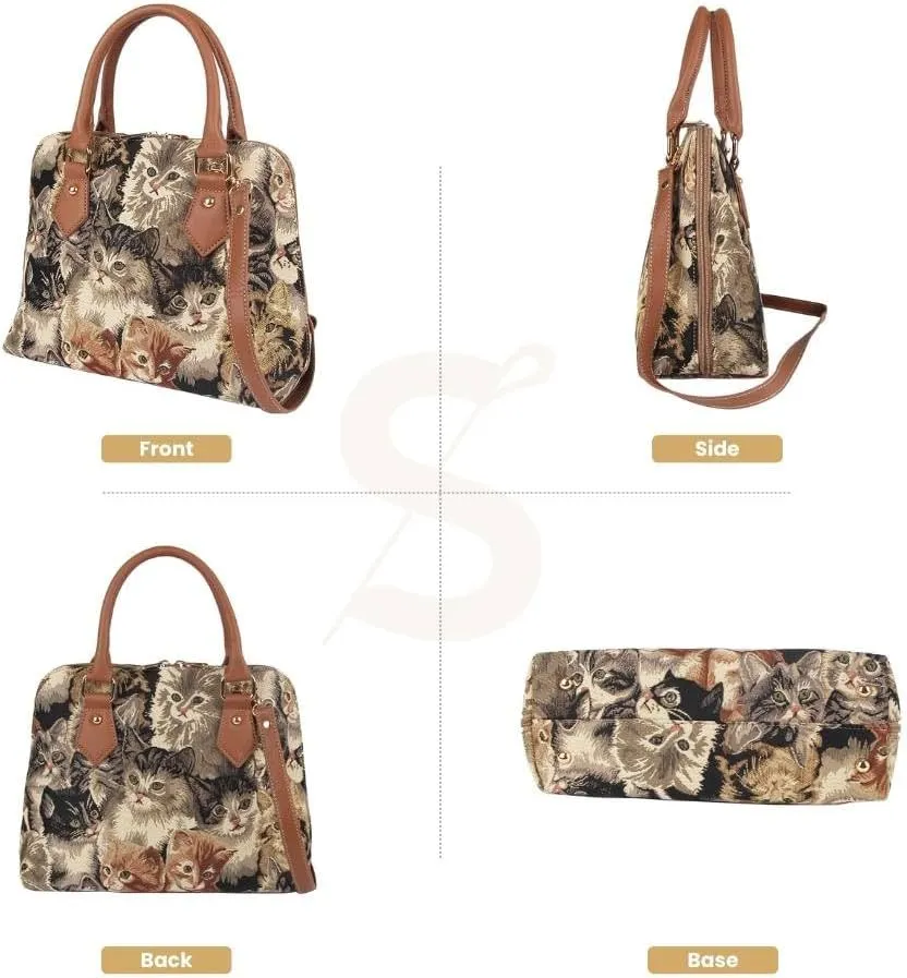 Signare Tapestry Hand & Shoulder Bag for Women |Fashionable Cross Body bag Purses for Woman |Satchel Bag for Women Girls Teen