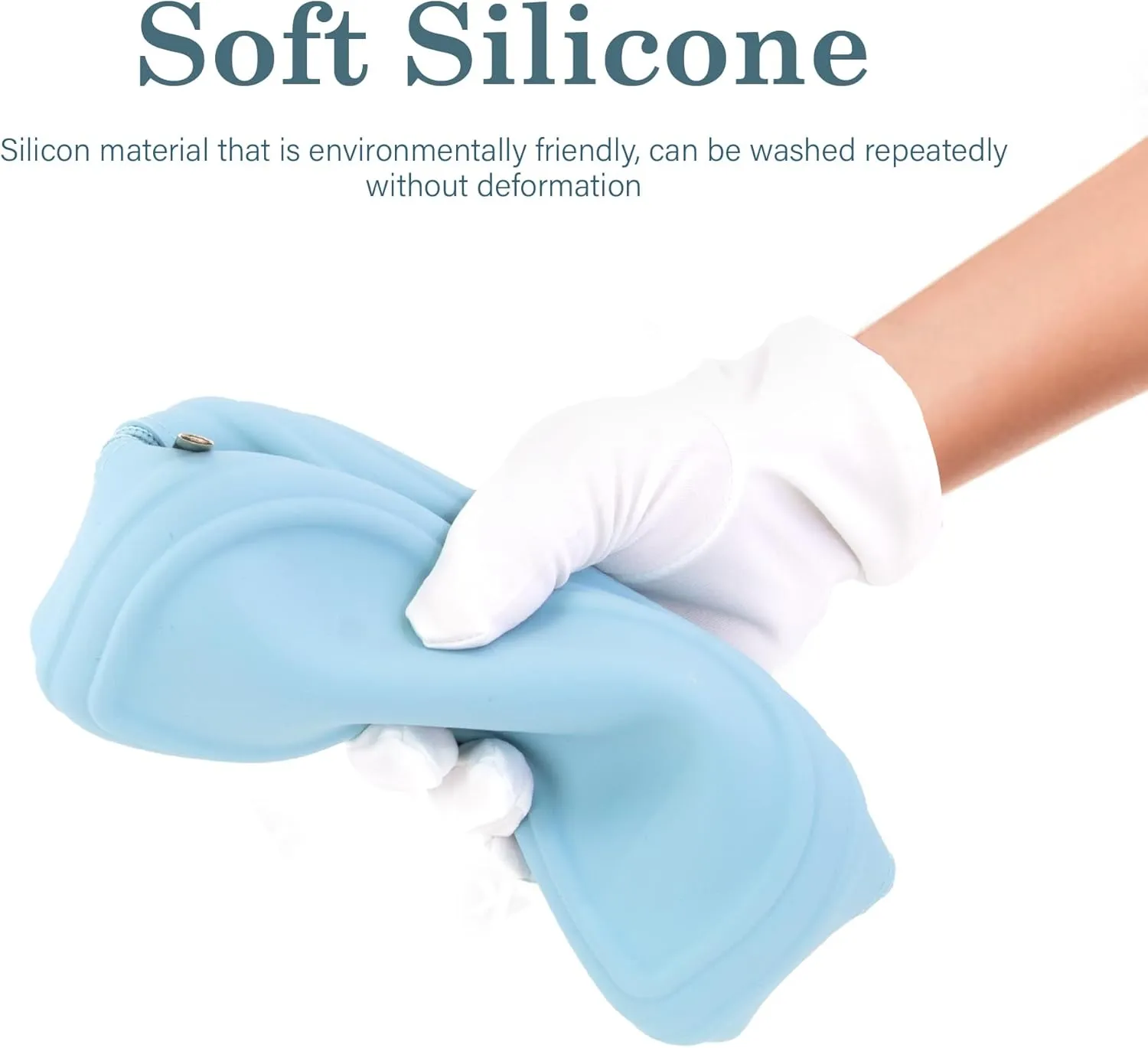 Silicone makeup bag, brush holder, waterproof, toiletry organizer, travel, zipper bag