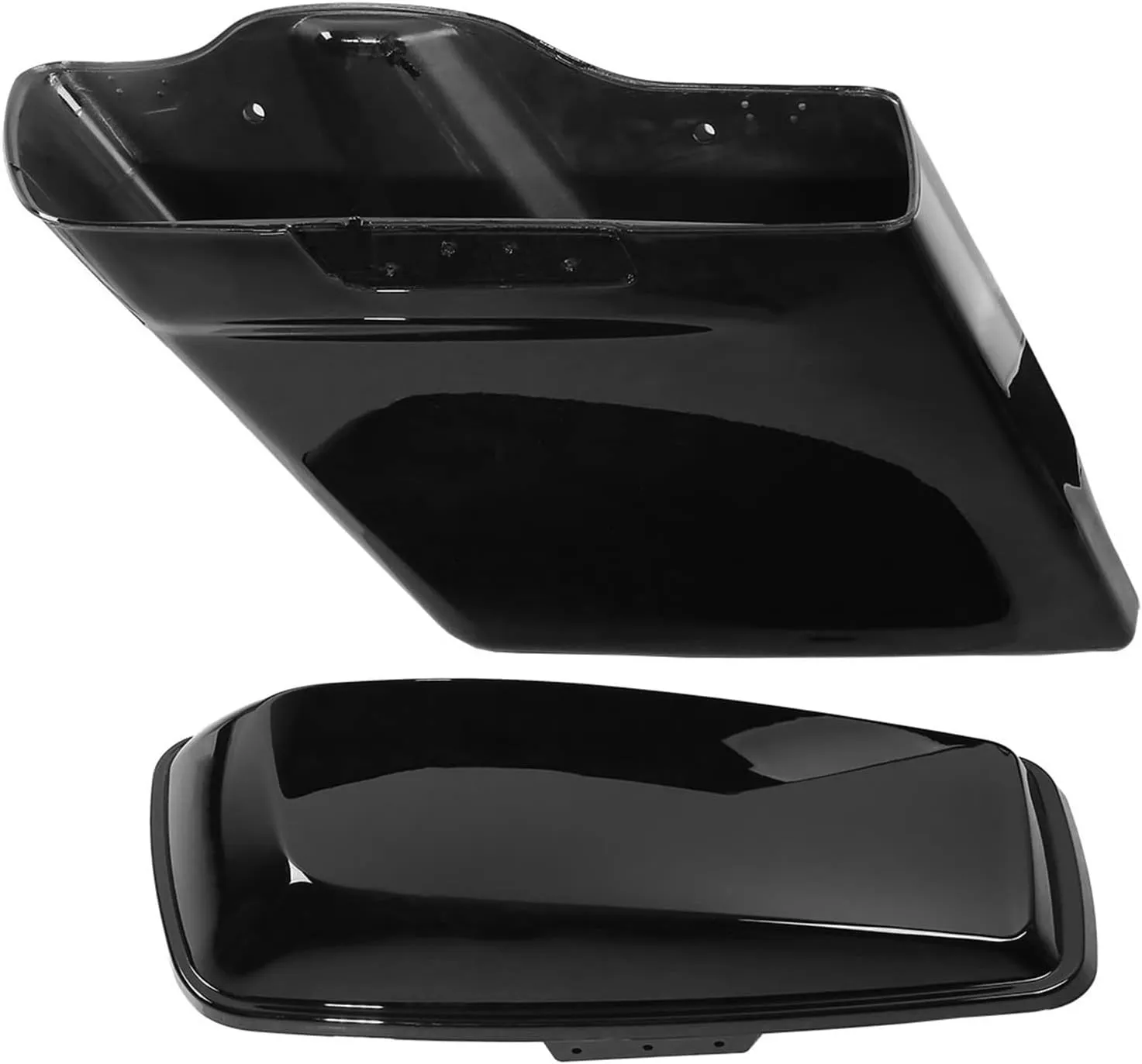 SLMOTO Saddle Bags 5" Stretched Extended Saddlebags Saddle Bags For Harley Touring Road Glide 2014-2023