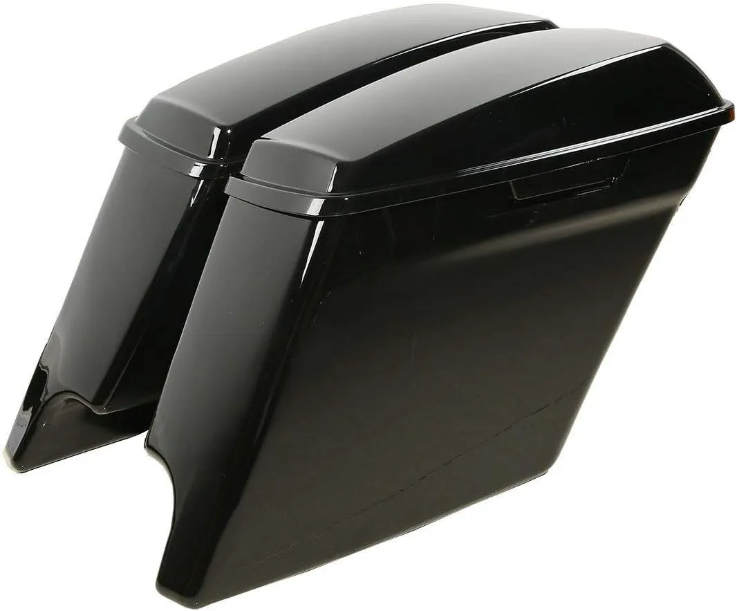 SLMOTO Saddle Bags 5" Stretched Extended Saddlebags Saddle Bags For Harley Touring Road Glide 2014-2023