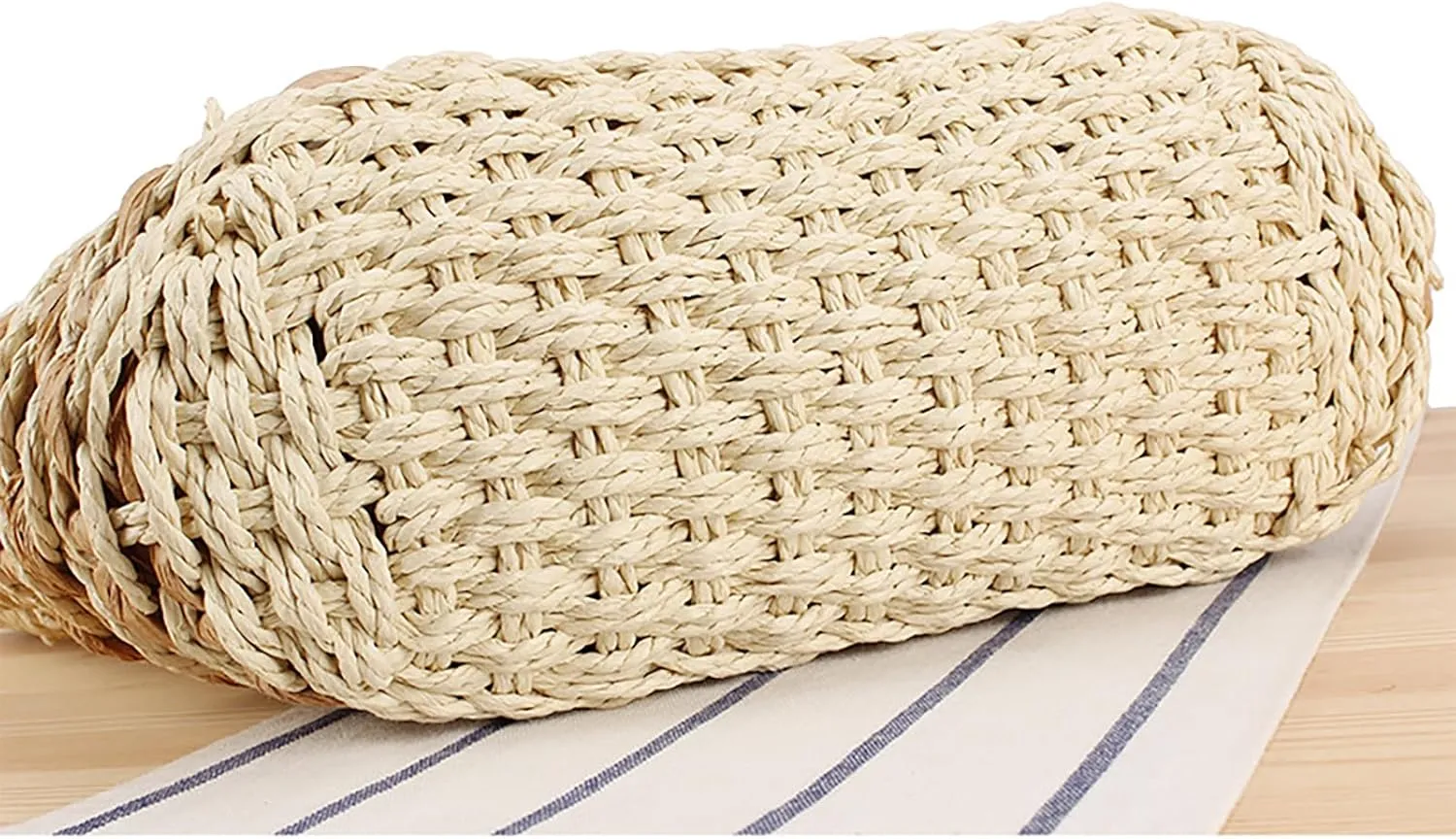 Straw Woven Crossbody Bags Shoulder Bags for Summer Woven Tote Bag Crochet Handbag Beach Bag