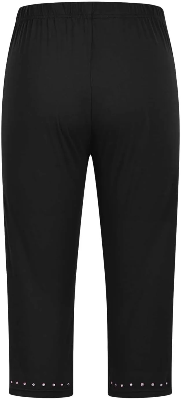 Teen Girls Long Leggings Stretchy Gym Workout Yoga Leggings with Pockets Kids Girls Stretchy High Waist Tights Bottoms