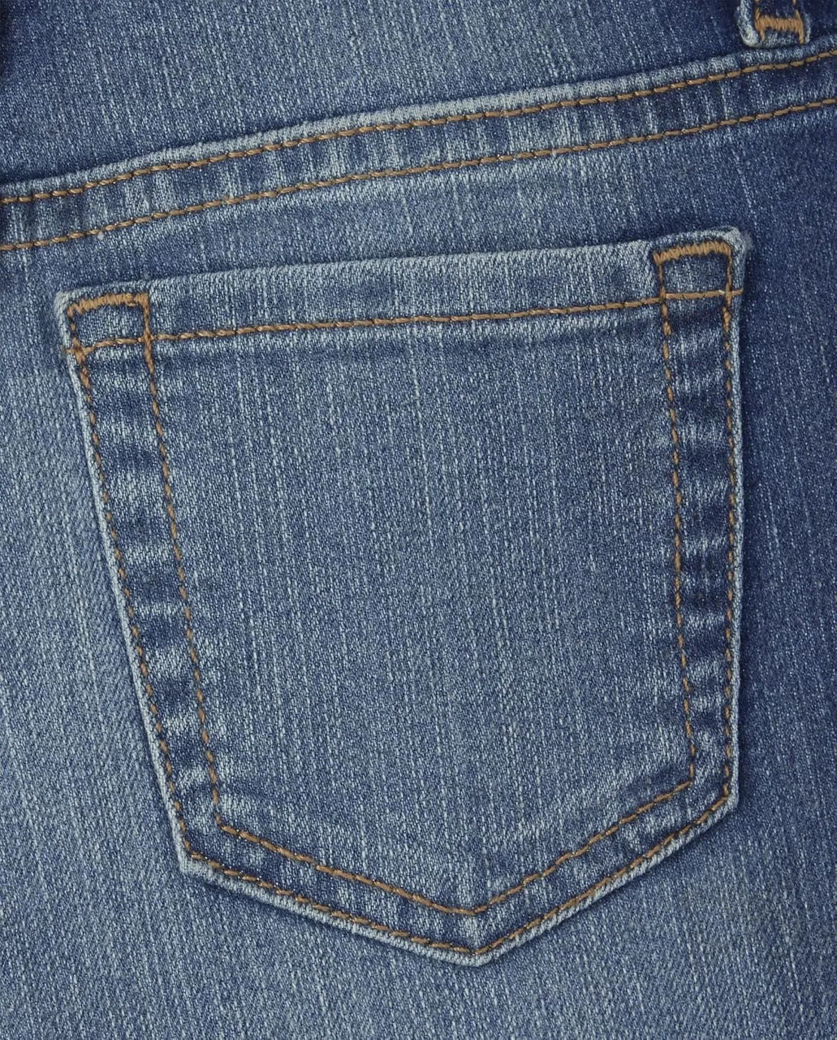 The Children's Place Girls High Waist Button Front Denim Midi Shorts