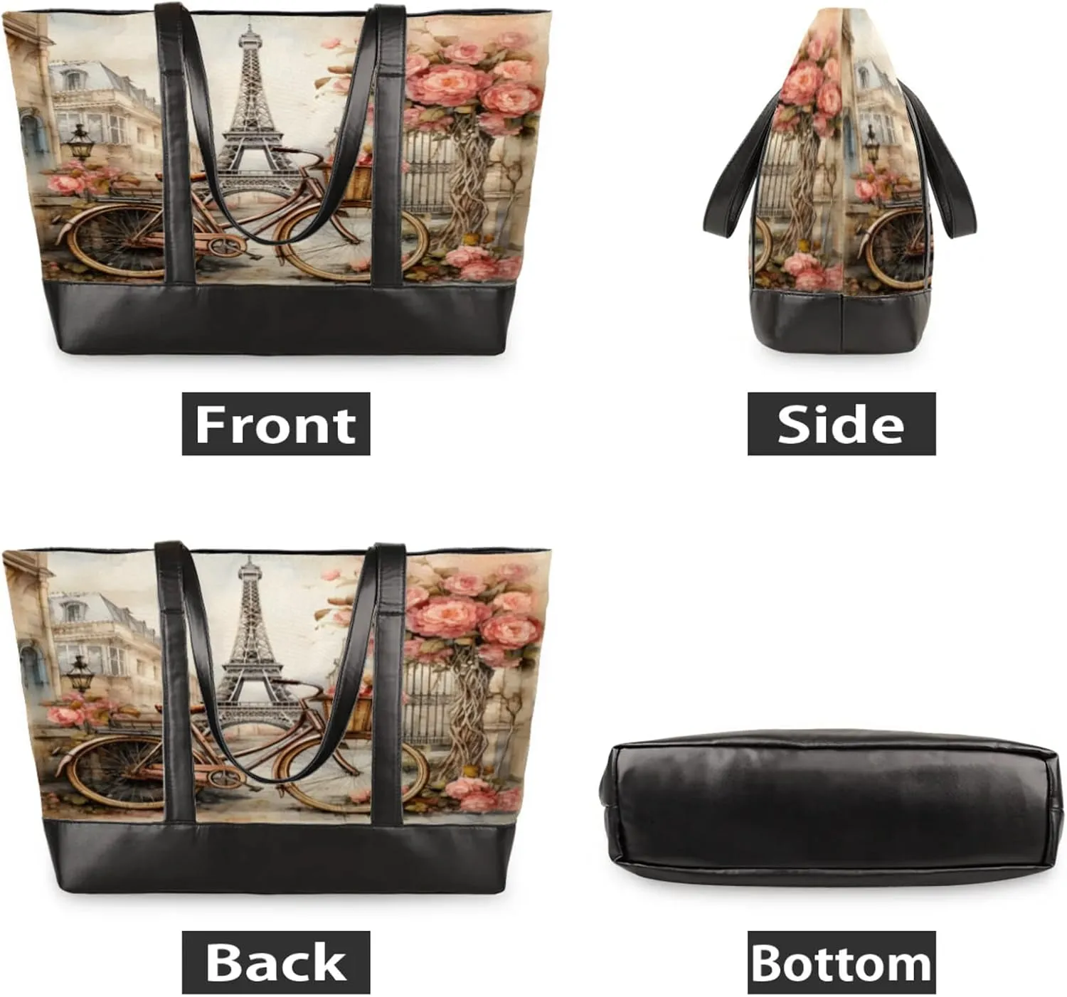 Tote Bag for Women with Zipper, Laptop Tote Bags Laptop Sleeve Case Shoulder Bag Messenger Bags