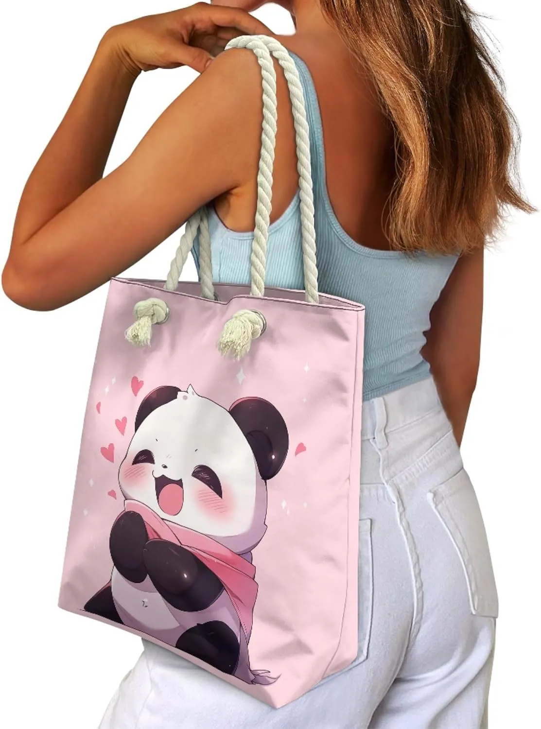 Tote Bags for Women Beach Bag Large Capacity Grocery Bags for Lady Lightweight Handbag