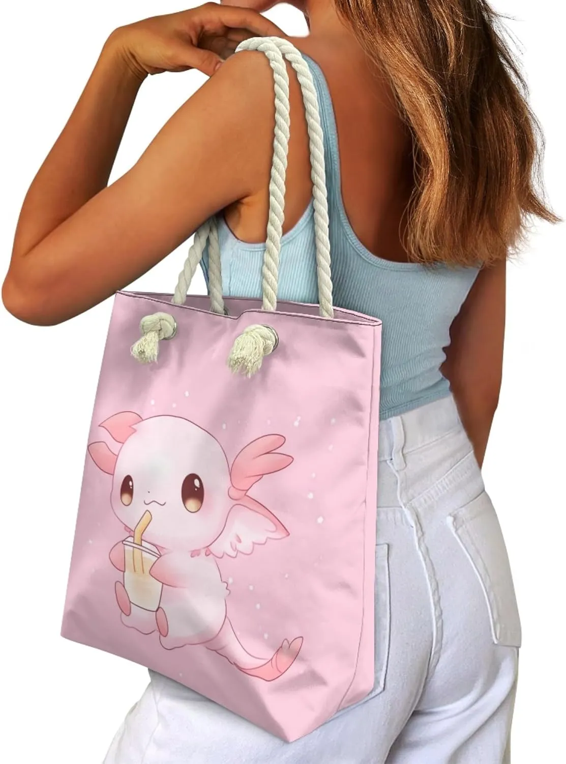 Tote Bags for Women Beach Bag Large Capacity Grocery Bags for Lady Lightweight Handbag