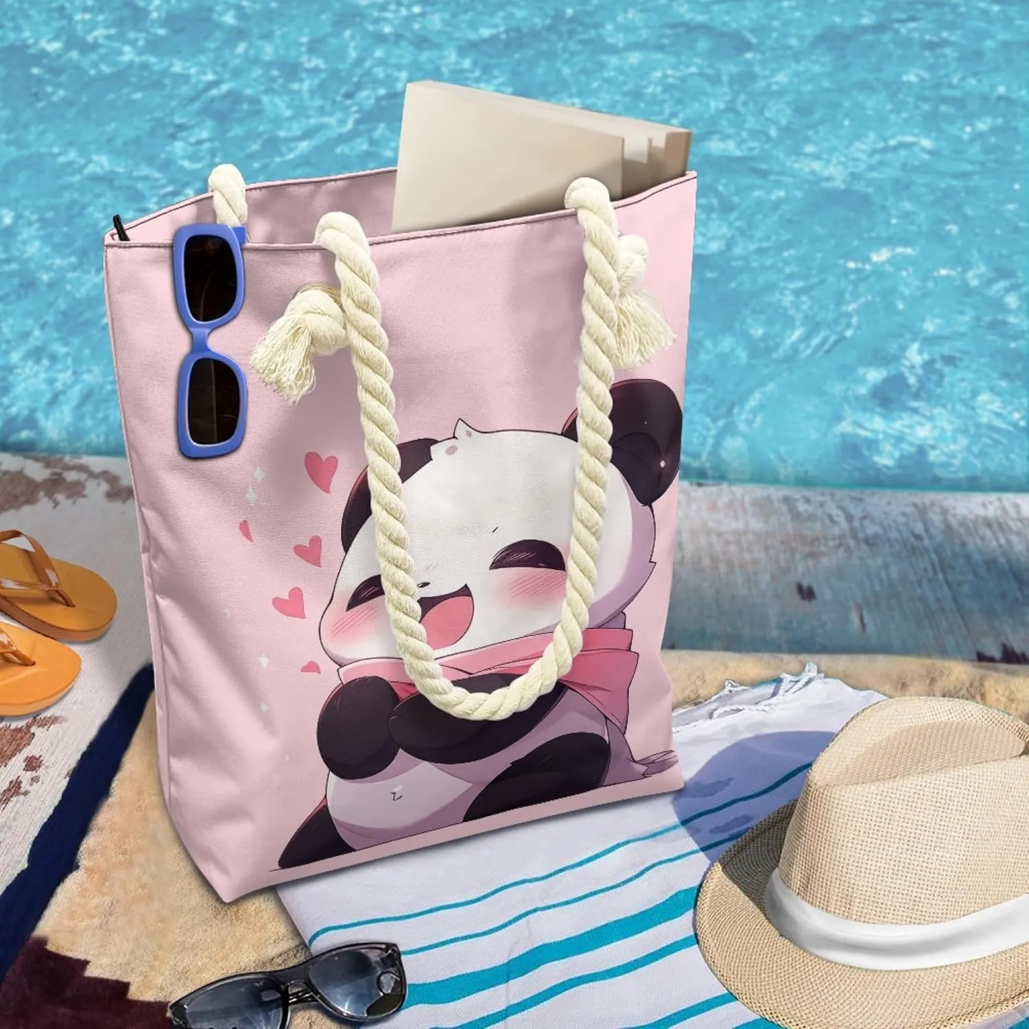 Tote Bags for Women Beach Bag Large Capacity Grocery Bags for Lady Lightweight Handbag