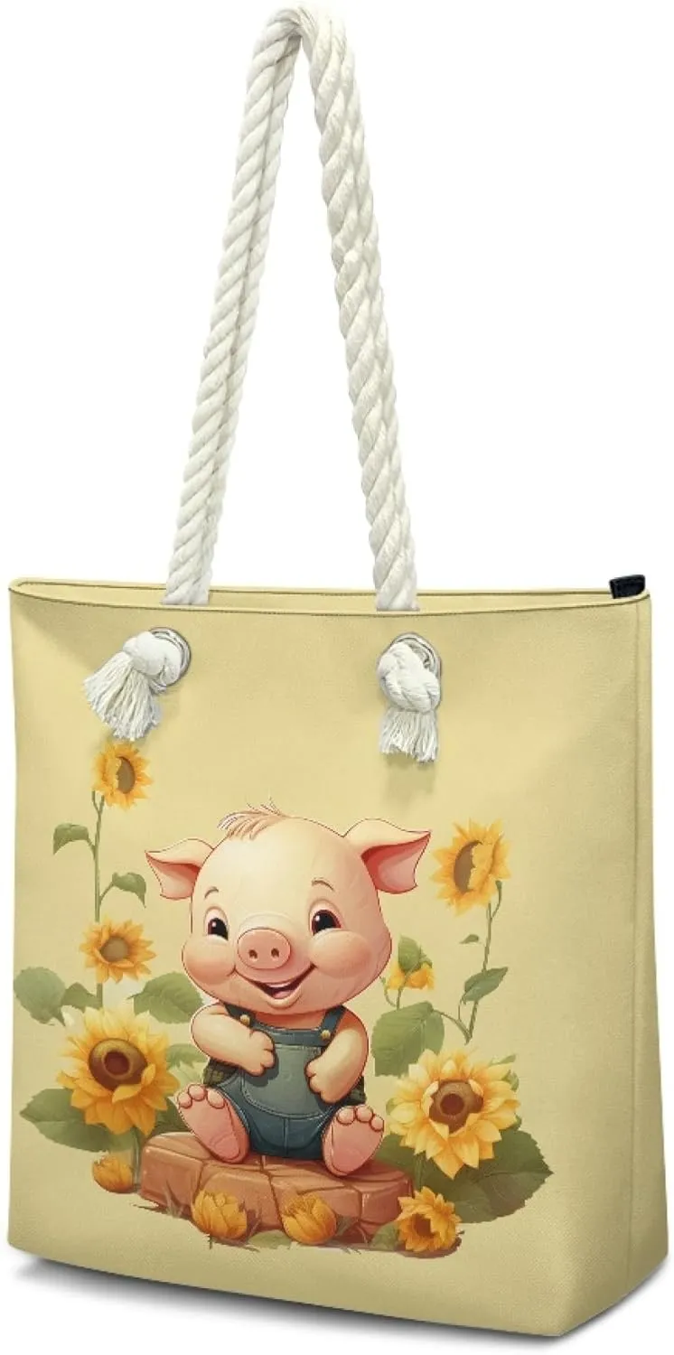 Tote Bags for Women Beach Bag Large Capacity Grocery Bags for Lady Lightweight Handbag